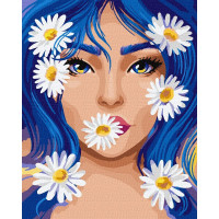 Картина за номерами "Ромашковий настрій" ©pollypop92 Ідейка KHO4994 40х50 см Ідейка Арт:26544