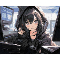 Картина за номерами "Цифрова загадка" KHO5120 40х50 см Ідейка Арт:37052