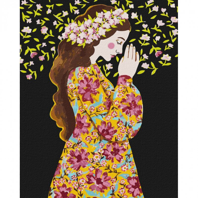 Картина за номерами "Віра" ©olena.papka Ідейка KHO2606 40х50 см Ідейка Арт:26733