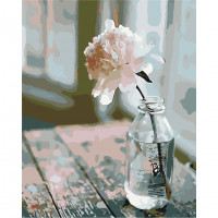 Картина за номерами "Витончений піон" BS28245  Brushme 40х50 см Brushme Арт:31424