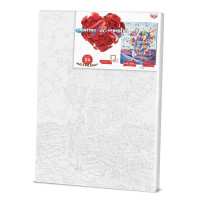 Картина за номерами "Яскраві фарби міста" Danko Toys KpNe-01-03 40x50 см Danko Toys Арт:26939