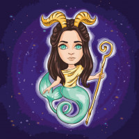 Картина за номерами "Знаки зодіаку. Козеріг" 10093-AC 40х40 см ArtCraft Арт:37106 Картина за номерами "Знаки зодіаку. Козеріг" 10093-AC 40х40 см ArtCraft Арт:37106