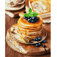 Картина за номерами "Медові панкейки" Ідейка KHO5638 40х50 см Ідейка Арт:25975 Картина за номерами "Медові панкейки" Ідейка KHO5638 40х50 см Ідейка Арт:25975