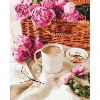 Картина за номерами "Піони в корзинці" Brushme BS38983 40х50 см Brushme Арт:30355 Картина за номерами "Піони в корзинці" Brushme BS38983 40х50 см Brushme Арт:30355