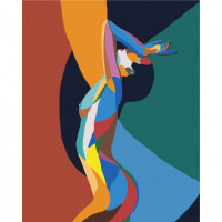 Картина за номерами "Веселковий нюд" Brushme BS51575 40х50 см Brushme Арт:30677