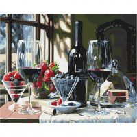 Картина за номерами "Винний десерт" Brushme BS31185 40х50 см Brushme Арт:30319 Картина за номерами "Винний десерт" Brushme BS31185 40х50 см Brushme Арт:30319