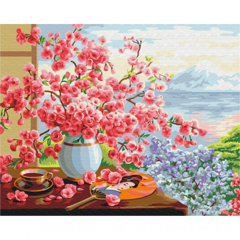 Картина за номерами "Японський натюрморт" Brushme BS51595 40х50 см Brushme Арт:30327