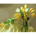 Картина за номерами. Brushme "Жовті тюльпани" GX9245, 40х50 см Brushme Арт:9100