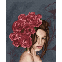 Картина за номерами. Brushme "Леді в трояндах" GX37456 Brushme Арт:18395 Картина за номерами. Brushme "Леді в трояндах" GX37456 Brushme Арт:18395