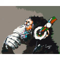 Картина за номерами "Disco monkey" Art Craft 11675-AC 40х50 см ArtCraft Арт:29160