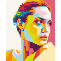 Картина за номерами "Анджеліна Джолі" Art Craft 10296-AC 40х50 см ArtCraft Арт:22612