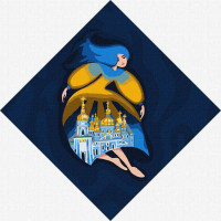 Картина за номерами "Берегиня Михайлівська" Ідейка KHO4915 30х30 см Ідейка Арт:24768 Картина за номерами "Берегиня Михайлівська" Ідейка KHO4915 30х30 см Ідейка Арт:24768