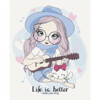 Картина за номерами "Життя прекрасне" Art Craft 10390-AC 30x40 см ArtCraft Арт:26092