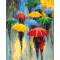 Картина за номерами "Кольоровий дощ" BS53048  Brushme 40х50 см Brushme Арт:31460
