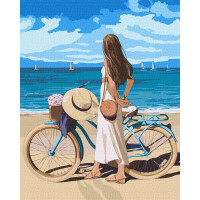 Картина за номерами "Морське узбережжя" ©Kira Corporal Ідейка KHO4999 40х50 см Ідейка Арт:26545