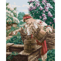 Картина за номерами "Наталка Полтавка" ©Сергій Лобач Ідейка KHO4964 40х50 см Ідейка Арт:26257