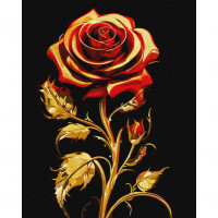 Картина за номерами "Символ краси" ©art_selena_ua KHO3244 з фарбами металік 40х50см Ідейка Арт:34538 Картина за номерами "Символ краси" ©art_selena_ua KHO3244 з фарбами металік 40х50см Ідейка Арт:34538