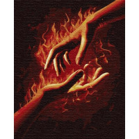 Картина за номерами. "Вогонь між нами 1" 40x50см KHO4775 Ідейка Арт:17689 Картина за номерами. "Вогонь між нами 1" 40x50см KHO4775 Ідейка Арт:17689