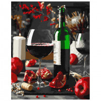 Картина за номерами "Гранатова насолода" ©alonka_good Ідейка KHO5671 40х50 см Ідейка Арт:29648 Картина за номерами "Гранатова насолода" ©alonka_good Ідейка KHO5671 40х50 см Ідейка Арт:29648