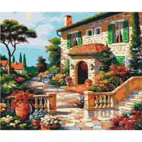 Картина за номерами "Сонячна вулиця" Brushme BS51617 40х50 см Brushme Арт:30679