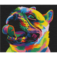 Картина за номерами "Веселкова собака" Brushme BS51463 40х50 см Brushme Арт:30328 Картина за номерами "Веселкова собака" Brushme BS51463 40х50 см Brushme Арт:30328