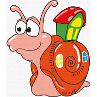 Розпис на полотні "Домівка равлика" MBS005 Brushme 20х20 см Brushme Арт:31507 Розпис на полотні "Домівка равлика" MBS005 Brushme 20х20 см Brushme Арт:31507