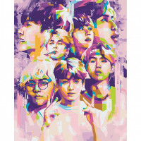 Картина за номерами "BTS. Bangtan Boys" Art Craft 10273-AC 40х50 см ArtCraft Арт:21425 Картина за номерами "BTS. Bangtan Boys" Art Craft 10273-AC 40х50 см ArtCraft Арт:21425