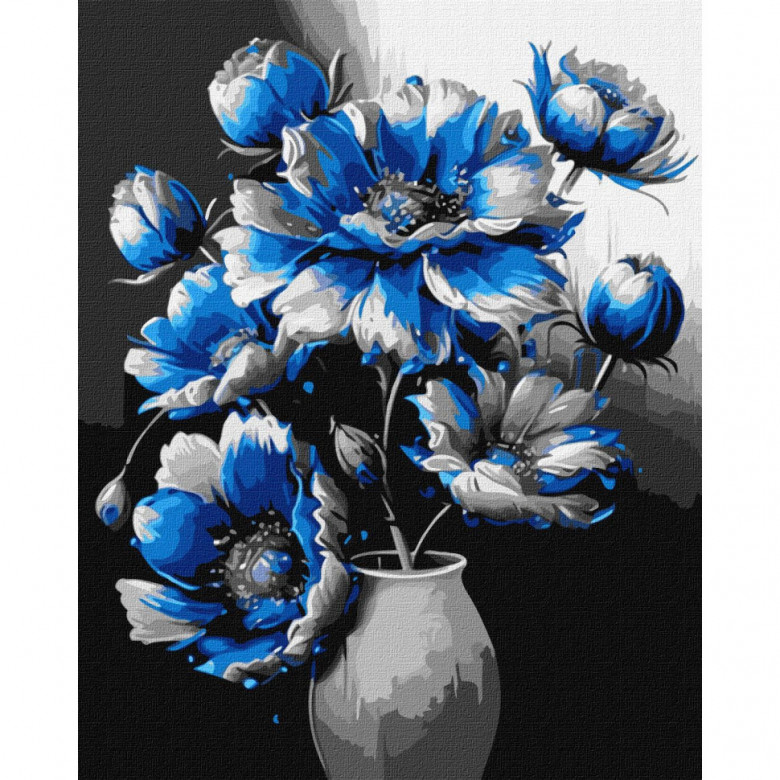 Картина за номерами "Досконалість ліній" ©art_selena_ua Ідейка KHO3245 40х50 см з фарбами металiк extra  Ідейка Арт:33503