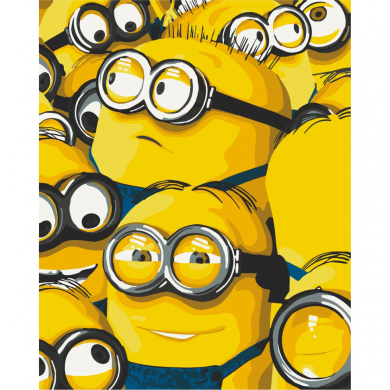 Картина за номерами "Жовті міньйони" Art Craft 16000-AC 40х50 см ArtCraft Арт:22604
