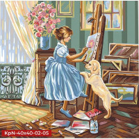 Картина за номерами "Художниця" Danko Toys KpNe-40х40-02-05 40x40 см Danko Toys Арт:26952 Картина за номерами "Художниця" Danko Toys KpNe-40х40-02-05 40x40 см Danko Toys Арт:26952