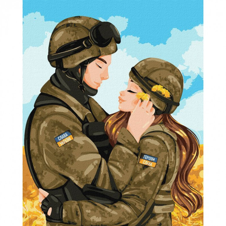 Картина за номерами "Кохання переможе" ©krizhanskaya Ідейка KHO2614 40х50 см Ідейка Арт:27051