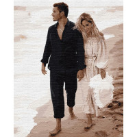 Картина за номерами. "Побачення на узбережжі" 40x50см KHO4750 Ідейка Арт:16770