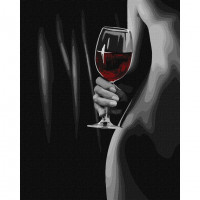 Картина за номерами "Спокусливий силует" KHO8406, 40х50см                                           Ідейка Арт:36880