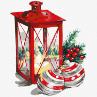 Картина за номерами "Святковий ліхтарик" ©fashionillustration_tania KHO5074 30х30 см Ідейка Арт:34516 Картина за номерами "Святковий ліхтарик" ©fashionillustration_tania KHO5074 30х30 см Ідейка Арт:34516