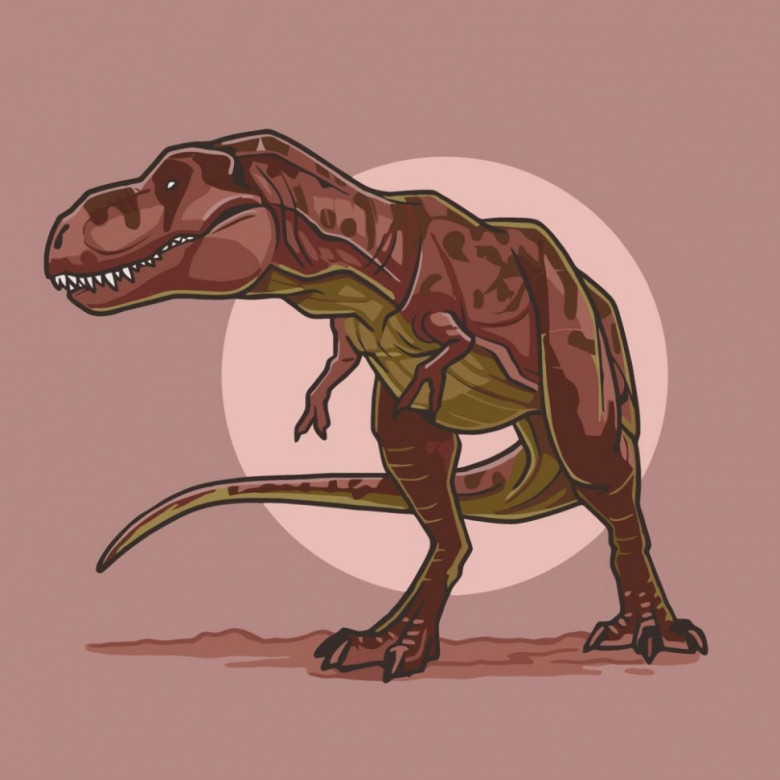 Картина за номерами "Тиранозавр" 15023-AC 30x30 см ArtCraft Арт:35763
