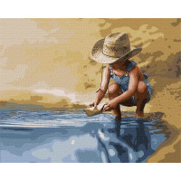 Картина за номерами "У дитинстві"©sergii.shchepin Ідейка KHO4949 40х50 см Ідейка Арт:25578