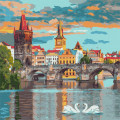 Картина за номерами "Вечірня Прага" Ідейка KHO3616 40х40 см Ідейка Арт:23310