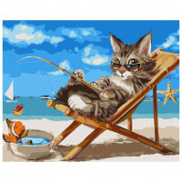 Картина за номерами "Вишукана рибалка" Ідейка KHO4472 40х50 см Ідейка Арт:29640 Картина за номерами "Вишукана рибалка" Ідейка KHO4472 40х50 см Ідейка Арт:29640