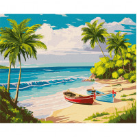 Картина по номерам "Чудовий острів" KHO2785 40х50см                                            Ідейка Арт:39606