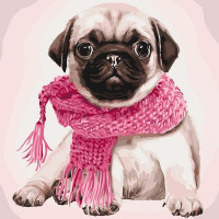 Картина за номерами. Art Craft "Стильний мопс" 40x40 см 11600 ArtCraft Арт:14607 Картина за номерами. Art Craft "Стильний мопс" 40x40 см 11600 ArtCraft Арт:14607