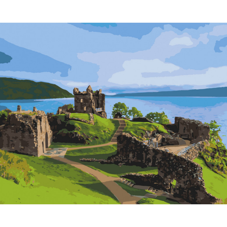 Картина за номерами. Art Craft "Замок Аркарт. Шотландія" 38x50 см 11217-AC ArtCraft Арт:17738