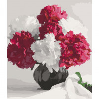 Картина за номерами "Букет півоній" Art Craft 13032-AC 30х40 см ArtCraft Арт:30649