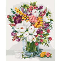 Картина за номерами. Букети "Аромат літа" KHO3018, 40x50 см Ідейка Арт:7695 Картина за номерами. Букети "Аромат літа" KHO3018, 40x50 см Ідейка Арт:7695