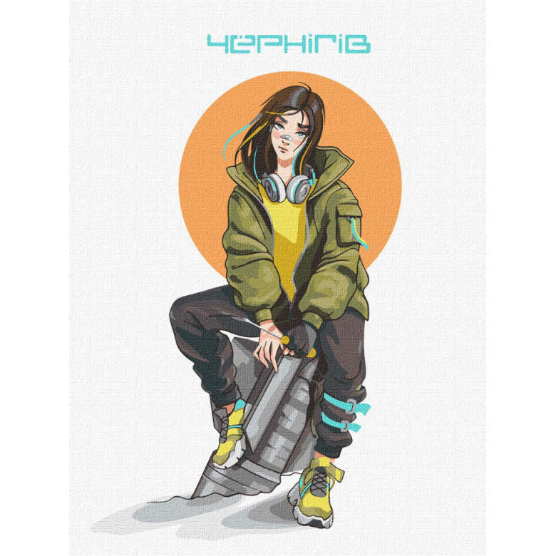 Картина за номерами "Чернігів ©natashale777" Ідейка KHO4885 30х40см Ідейка Арт:23781