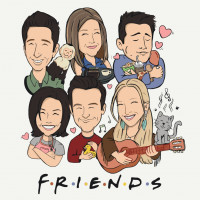 Картина за номерами "Друзі" 12018-AC 40х40 см ArtCraft Арт:36255