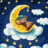 Картина за номерами "Казкова ніч" KHO6064 30х30 см Ідейка Арт:39354