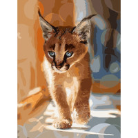 Картина за номерами "Маленький каракал" 40x50см KHO4165 Ідейка Арт:17365 Картина за номерами "Маленький каракал" 40x50см KHO4165 Ідейка Арт:17365