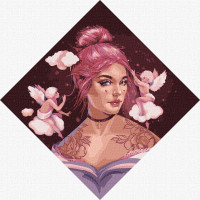 Картина за номерами "Маленькі Купідончики" ©lesya_nedzelska_art Ідейка KHO4997 40х40 см Ідейка Арт:26745