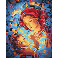 Картина за номерами "Ніжність" ©Олег Лобурак Brushme BS53355 40х50 см Brushme Арт:29129