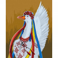 Картина за номерами "Патріотична гуска" © Світлана Теренчук KHO4354 40х50 см Ідейка Арт:26555
